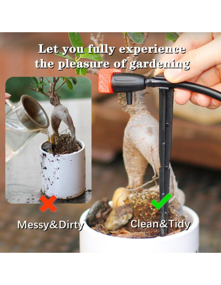 30 Emisores de Goteo Ajustables para Jardín Zhouocea