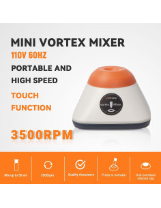 Mini Mezclador Vortex LABtruein LT-V50 3500rpm 50ml 2