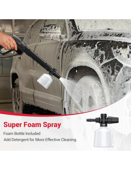 Lavadora a Presión Eléctrica STEELITE 9.5 L/min 4 Boquillas