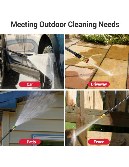 Lavadora a Presión Eléctrica STEELITE 9.5 L/min 4 Boquillas