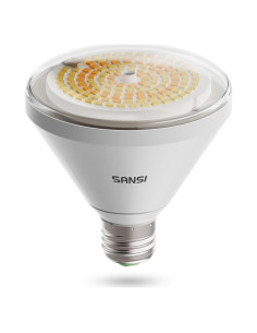 Bombilla de Crecimiento LED SANSI BR30 24W Espectro Completo IP54