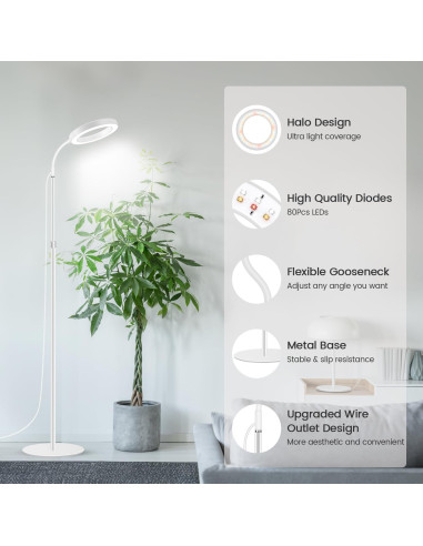 Luz de Crecimiento LED Garpsen 170 cm Espectro Completo