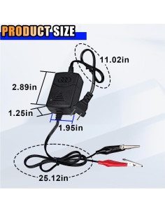 Cargador de Batería Plomo Ácido 12V 1300mA KITUREK Automático 2