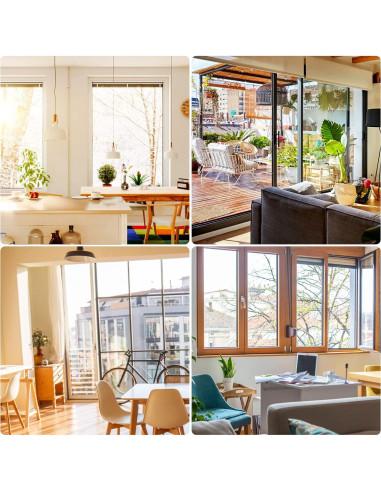 Kit de Reparación de Pantallas de Ventana FLYZZZ 121.9x299.7cm Gris