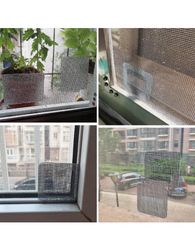 30 Parches Autoadhesivos Reparación Pantallas 10x10 cm UUYYEO