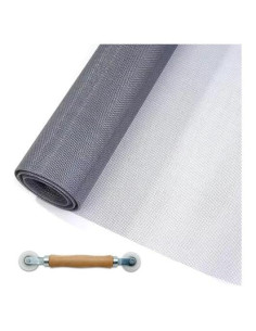 Malla de Fibra de Vidrio MAISHI 91.4x218.4cm Gris para Ventanas