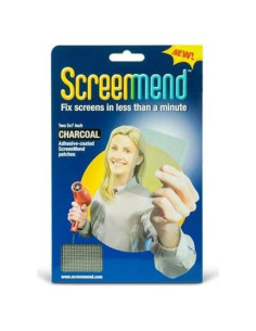 Kit de Reparación de Pantallas ScreenMend - 2 Parches 12.7x17.8cm Charcoal