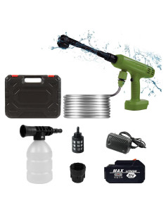 Lavadora a Presión Inalámbrica VLAIAN 1200PSI 4Ah Verde