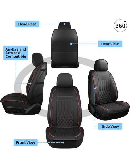 Cubiertas de Asientos de Coche FaiFani Juego Completo Impermeables