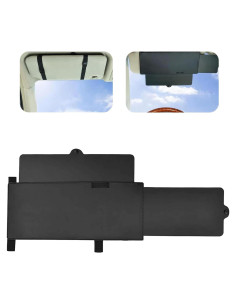 Extensor de Visera Solar MLY 30.99x14.99cm Ajustable Negro