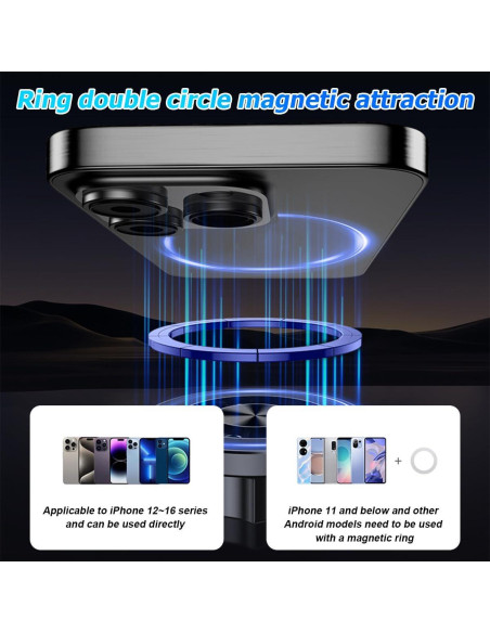 Soporte Magnético para Teléfono Mandark, Montaje en Ventilación