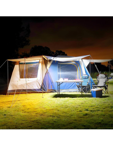 Kit de Barra de Luz LED 12V TopAutoGear 5 Pcs Dimmable IP67