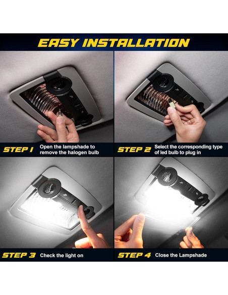Kit 42 Bombillas LED Interiores Spurtar - T5 T10 28mm 31mm 36mm 41mm