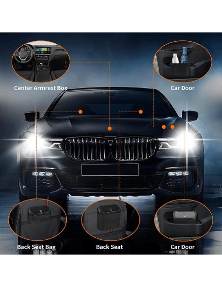 Basurero Mini a Prueba de Fugas RAMMASUN con 150 Bolsas