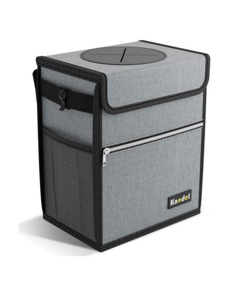 Basurero de Auto K KNODEL Impermeable 7.57L Gris