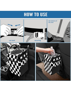 Bolsa de Basura para Auto MiaoShuMengcw Plegable Impermeable 2