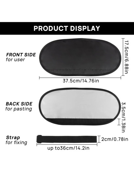 Extensor de Visera Solar PSLER Anti Deslumbrante 37x17cm