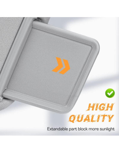 Visera Solar Lado Izquierdo ILONPA para Toyota Highlander 2004-2007