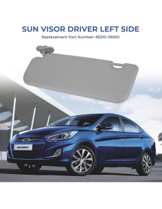 Visera Solar Izquierda Atesilor 85210-1R000 para Hyundai Accent 2011-2015 2