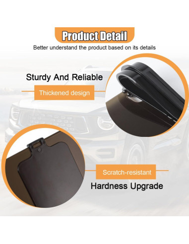 Extensor de Visera Solar GAOLAOSY 29.2x9.3cm 2PCS Polarizado