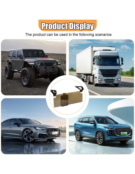 Extensor de Visera Solar GAOLAOSY 29.2x9.3cm 2PCS Polarizado