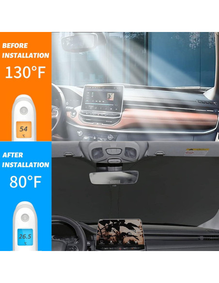 Pantalla Solar Parabrisas Moricere para Ford F150 2009-2014