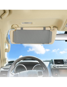 Extensor de Visera de Coche TFY Anti-Deslumbrante UV - Gris 2