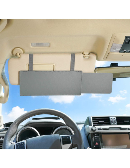 Extensor de Visera de Coche TFY Anti-Deslumbrante UV - Gris