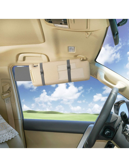 Extensor de Visera de Coche TFY Anti-Deslumbrante UV - Gris