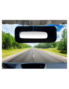 Visor Solar TuckVisor para Espejo Retrovisor Universal 25.4x12.7cm