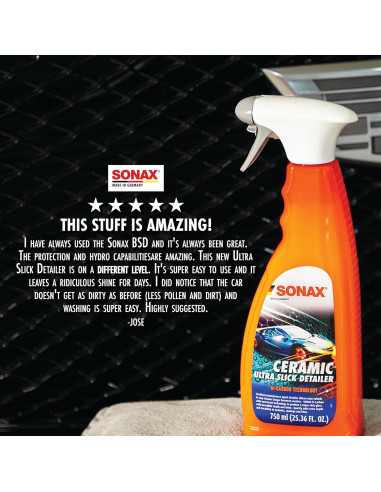 Detailer Cerámico SONAX Ultra Slick 750ml - Protección Hidrofóbica