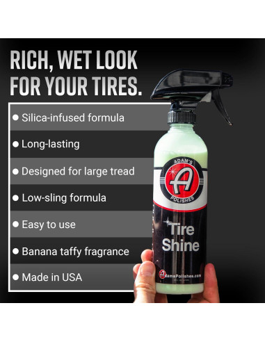 Brillo para Neumáticos Adam's Polishes - Spray SiO2 0.55kg