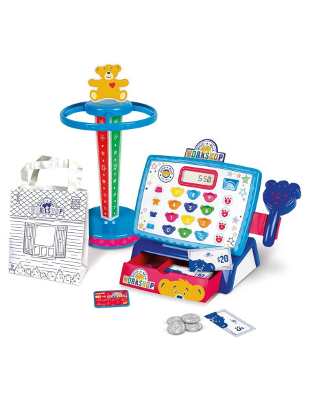 Set de Juego Casdon Taller de Osos de Peluche con Caja Registradora Electrónica