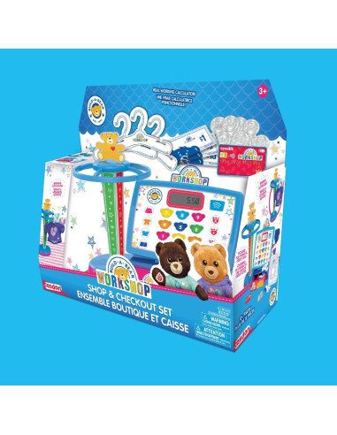 Set de Juego Casdon Taller de Osos de Peluche con Caja Registradora Electrónica