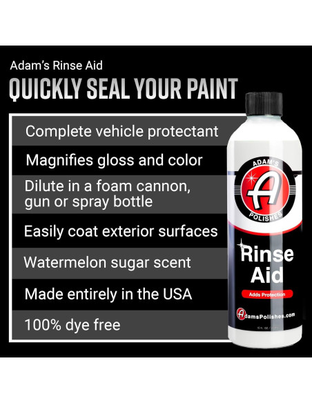 Aid de Enjuague Adam 473ml - Brillo y Protección Cerámica