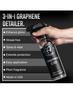 Limpieza Sin Agua Adam's Polishes Graphene CS3 473ml 2