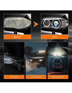 Kit de Restauración de Faros de Coche Genérico 130g 2