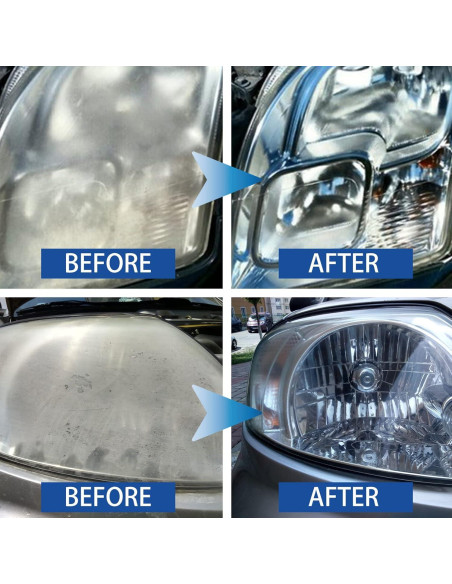 Kit de Restauración de Faros XIRUJNFD 30ml - Elimina Oxidación