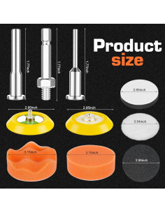 Kit de Pulido y Lijado AegisTorq 133 Piezas 7.62 cm 2
