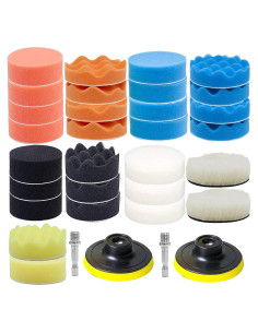 Kit de Pulido GOH DODD 33 Piezas para Autos - Espuma y Lana