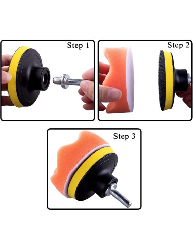 Kit de Pulido GOH DODD 33 Piezas para Autos - Espuma y Lana