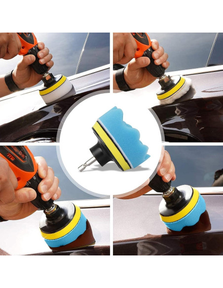 Kit de Pulido GOH DODD 33 Piezas para Autos - Espuma y Lana