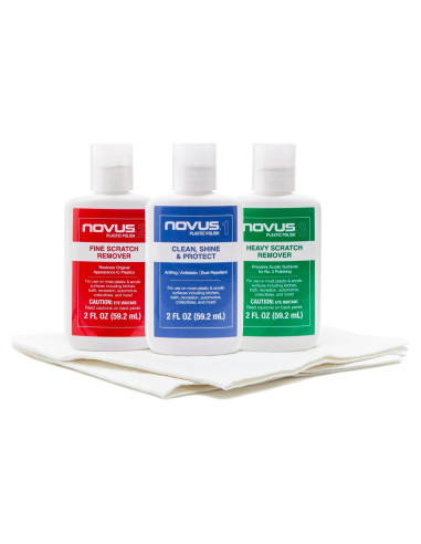 Kit de Pulido de Plástico Novus 7136 - 2 oz (181 g)