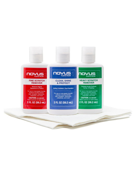 Kit de Pulido de Plástico Novus 7136 - 2 oz (181 g)