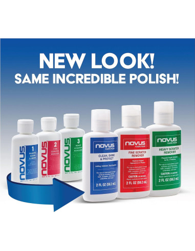 Kit de Pulido de Plástico Novus 7136 - 2 oz (181 g)
