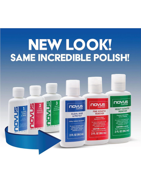 Kit de Pulido de Plástico Novus 7136 - 2 oz (181 g)