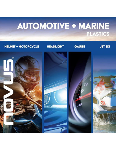 Kit de Pulido de Plástico Novus 7136 - 2 oz (181 g)