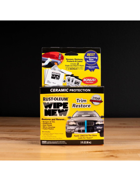 Kit de Acabado Wipe New Rust-Oleum 85 g para Restaurar Plásticos