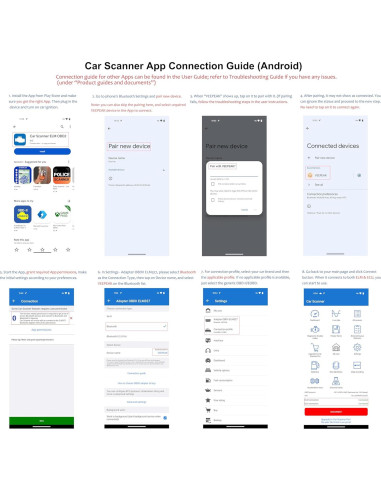 Escáner OBD II Veepeak BLE Bluetooth para iOS y Android