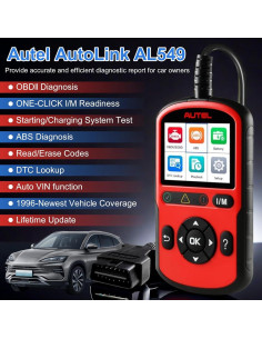 Escáner OBD2 Autel AL549 con Diagnóstico ABS y Prueba de Batería 2